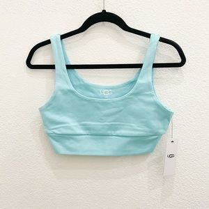 Ugg Light Blue Sports Bra Laguna Zaylee Bralette Women’s Size Small